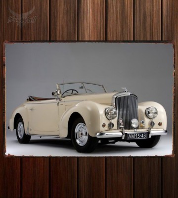 Металлическая табличка Bentley Mark VI Drophead Coupe